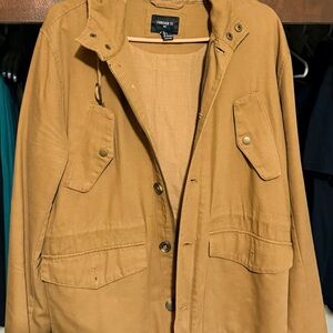 Forever 21 Camel Utility Jacket